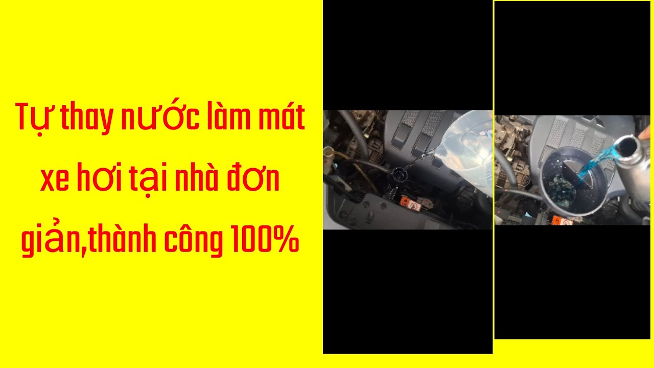 Cách tự thay nước làm mát,súc rửa động cơ ,thay nhớt xe hơi Xpander tại nhà.
