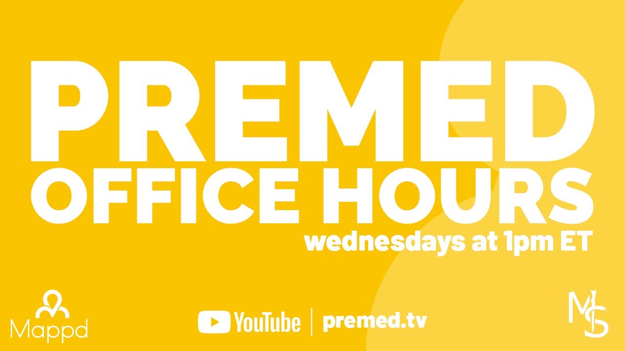 Premed Office Hours Ep 178 |  Live Q&A | Premed | Pre-Health