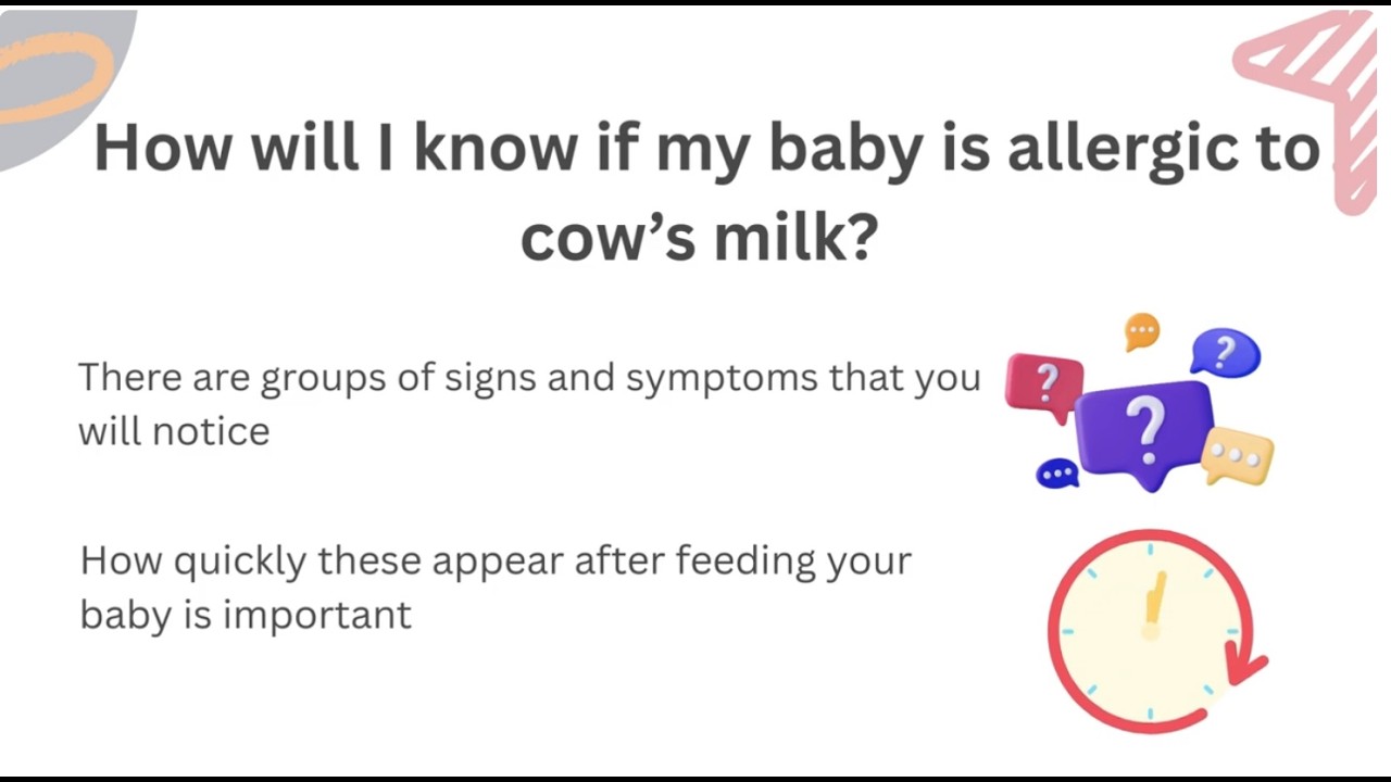 Как я узнаю, что у моего ребенка аллергия на коровье молоко?