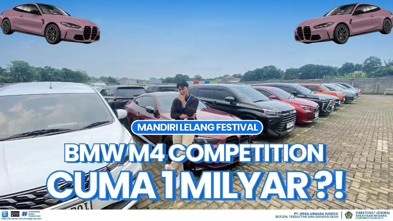 BMW M4 COMPETITION 2024 CUMA 1 MILYAR ?! | Mandiri Lelang Festival
