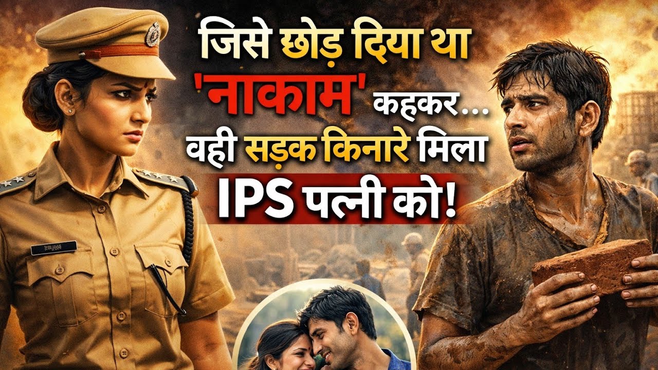 iPS तलाकशुदा पत्नी निरीक्षण पर जा रही थी सड़क किनारे काम  करता मिला तलाकशुदा पति फिर जो हुआ....