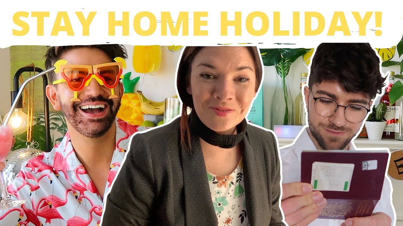 LOCKDOWN HOLIDAY (STAY HOME VACATION!)| COME DINE WITH US, MR CARRINGTON, KATE MCCABE, LUKE CATLEUGH
