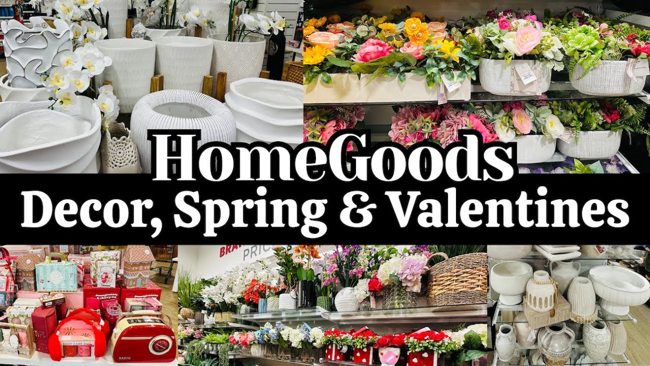 Shop with me at HOMEGOODS ~ Home Decor, Spring Finds & Valentine's!