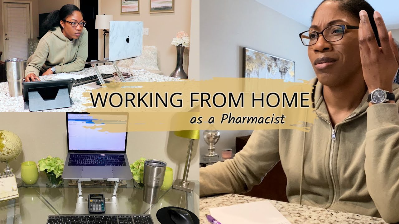 A Day In The Life of a Pharmacist Working From Home | 9-5 Vlog Working Remotely