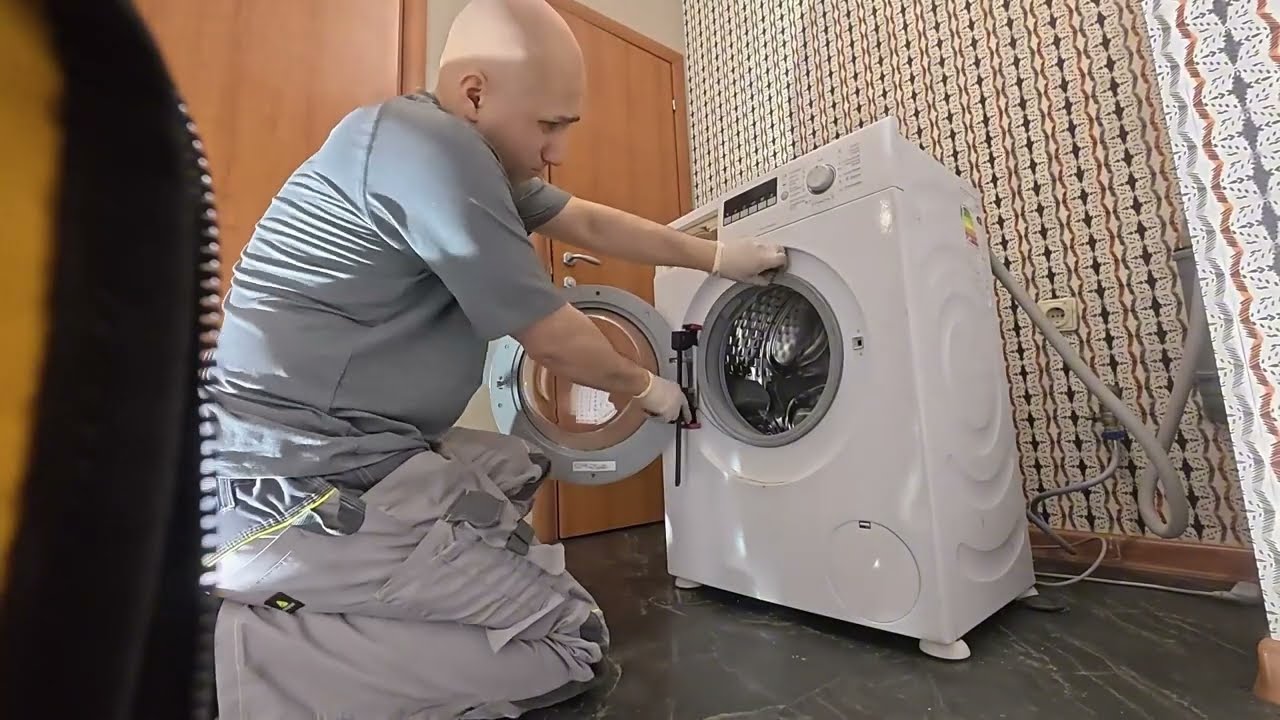Bosch Serie 6 - Замена подшипников СМА (washing machine bearing replacement) +7 936 125 30 30 Москва