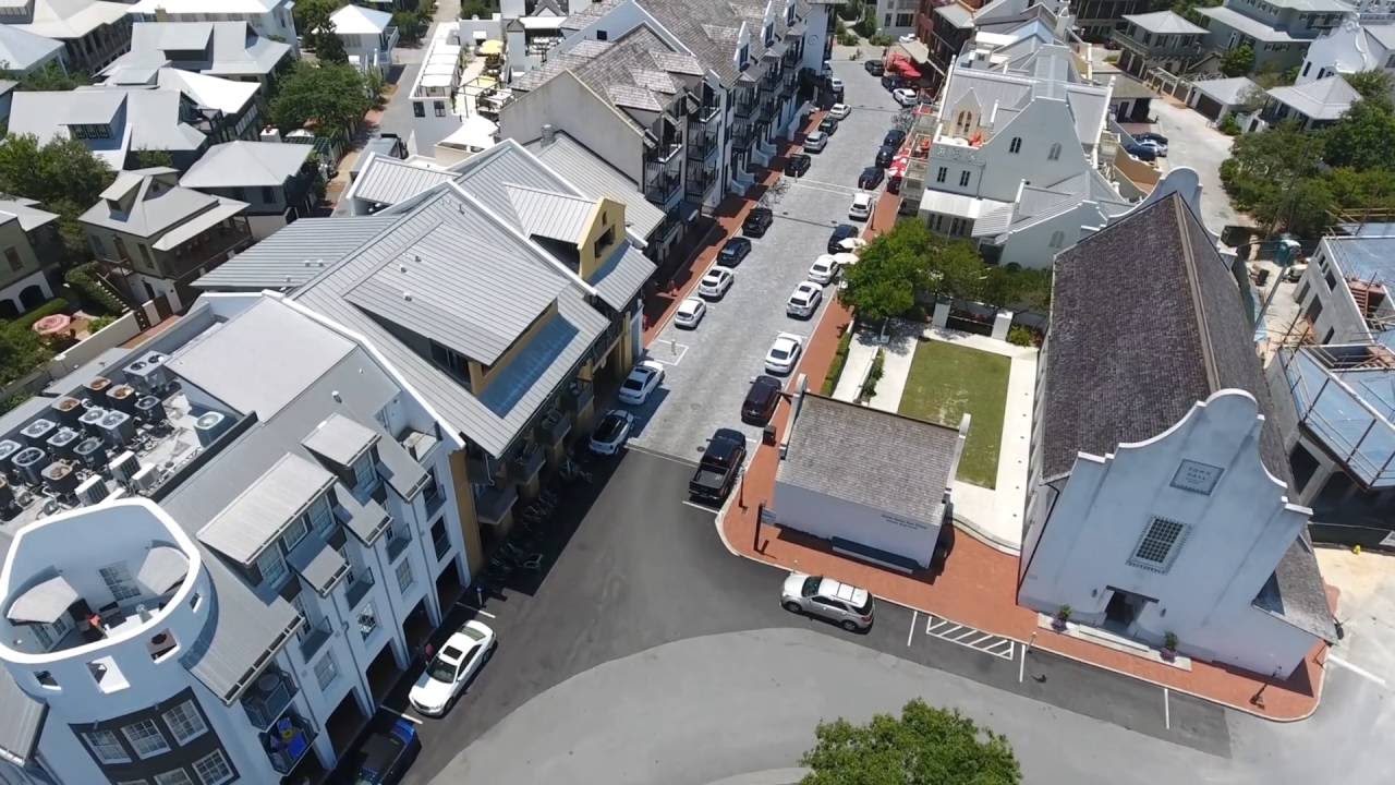 30A Aerial Mash-up of Inlet Beach, Rosemary Beach and Seacrest Beach Florida