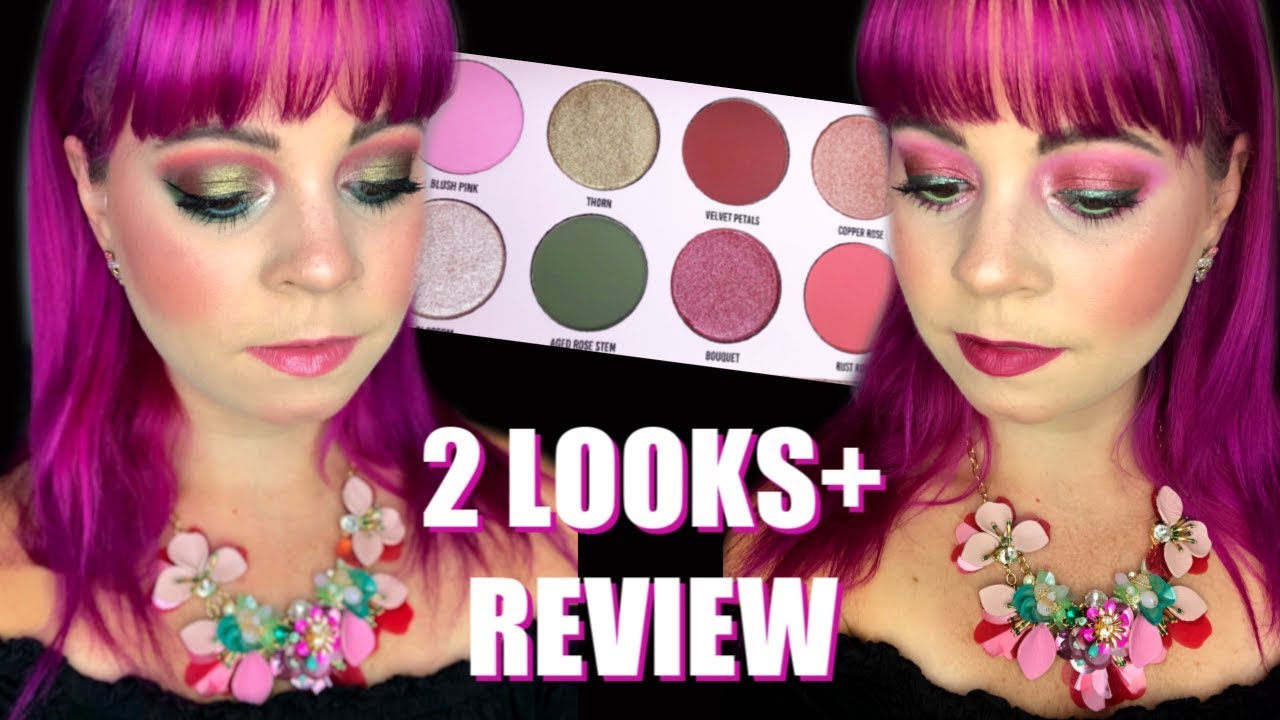 Give me Glow Vintage Rose palette | 2 Looks, Swatches & REVIWEW