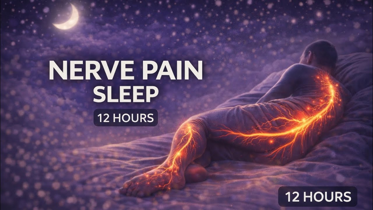 Nerve Pain Sleep (12 Hours) | Calm Overnight Sound for Tingling, Burning & Pins and Needles
