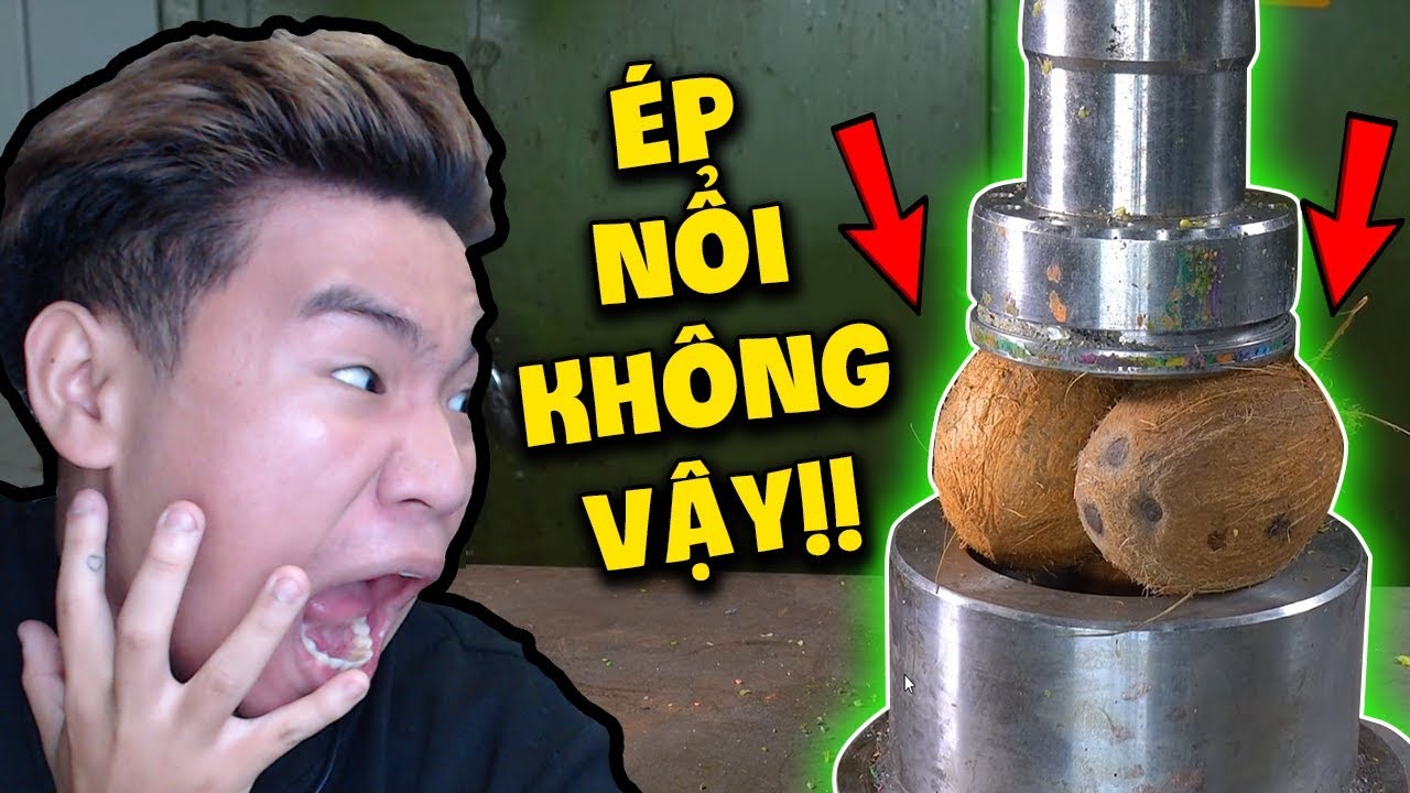 SHOCKED TO SEE THE COMPRESSOR CAN COMPRESS EVERYTHING !!!!! - BURON REACTION
