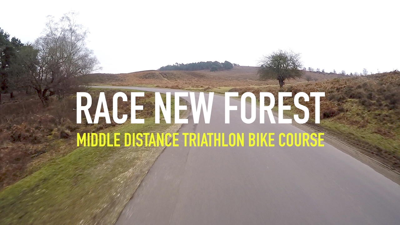 Timelapse circuit of the complete Race New Forest Middle Distance Bike Course