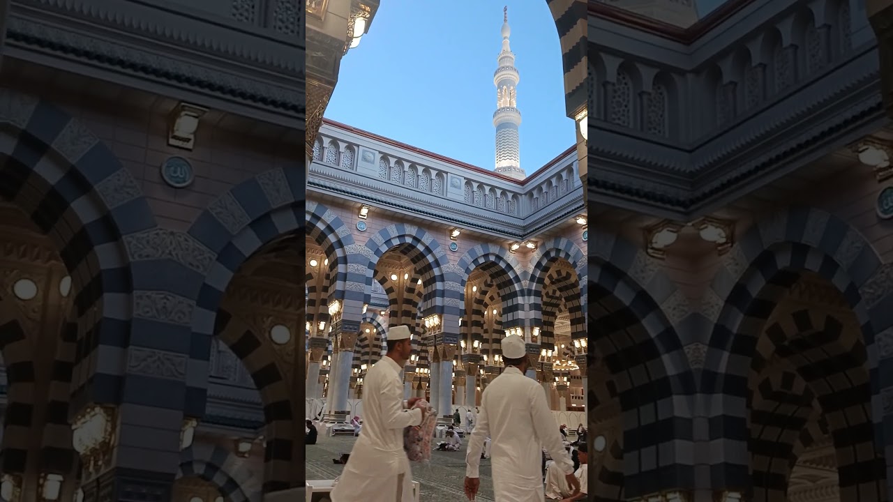 Have You Ever Seen the Rooftop of Masjid Nabawi Open During Syuruk? 🌤️ A Rare, Peaceful Moment