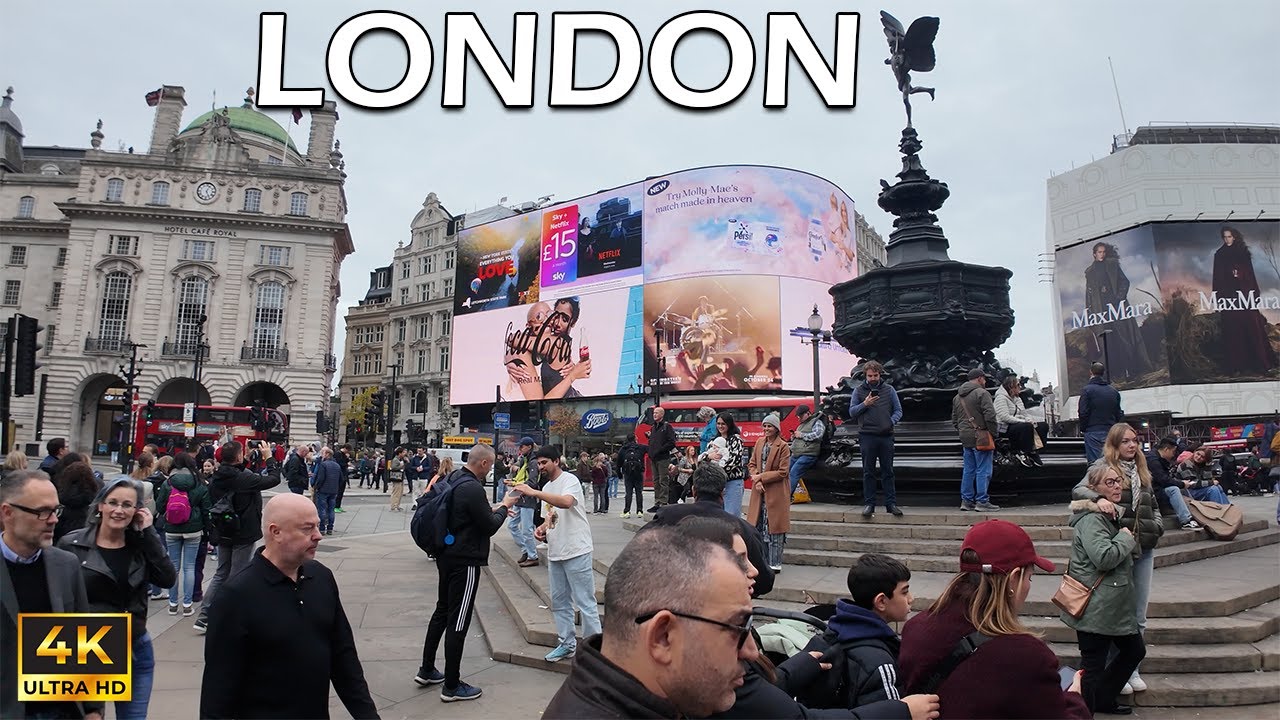 London Walk 4K | London Autumn Walk 2025 | Piccadilly