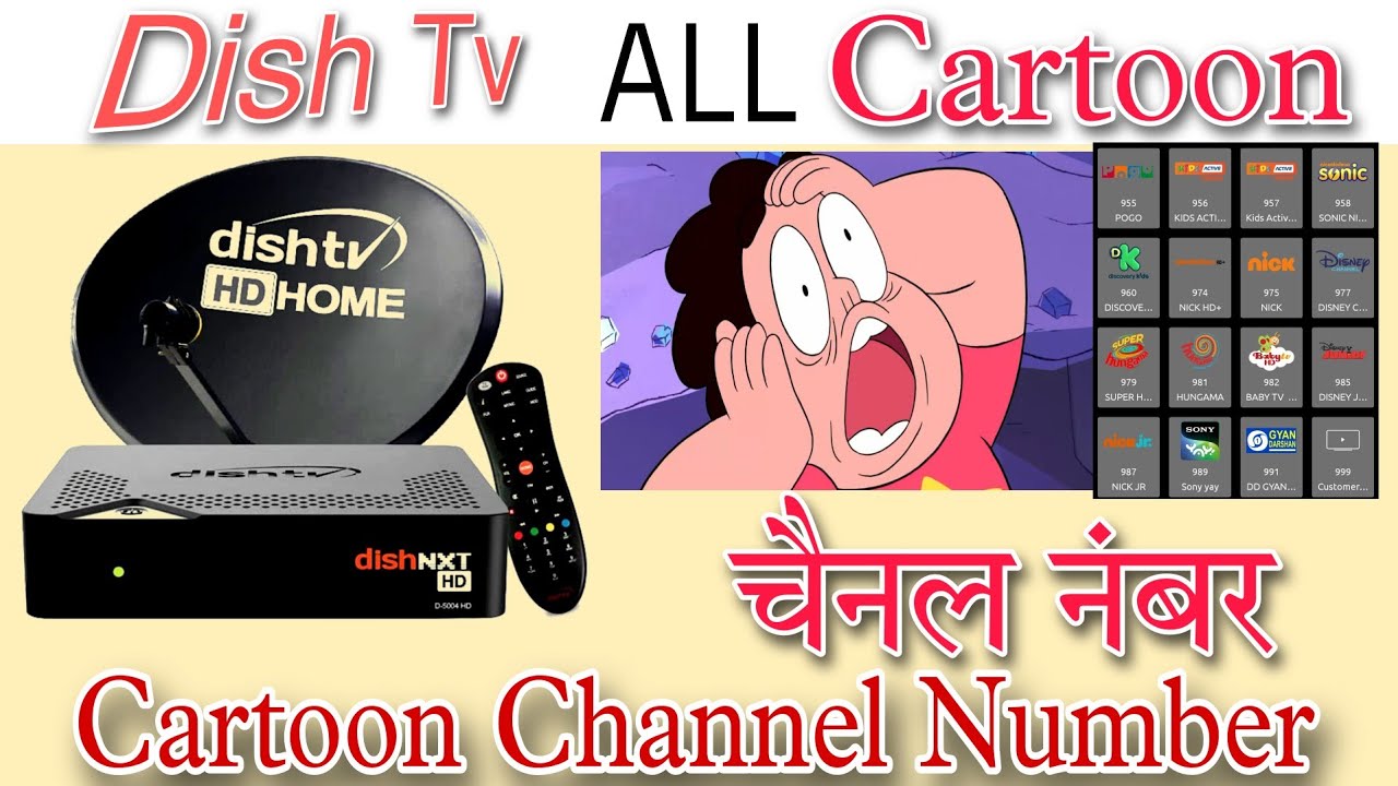 Dish Tv Cartoon channel Number | dish tv cartoon channel number list | Dish 2025