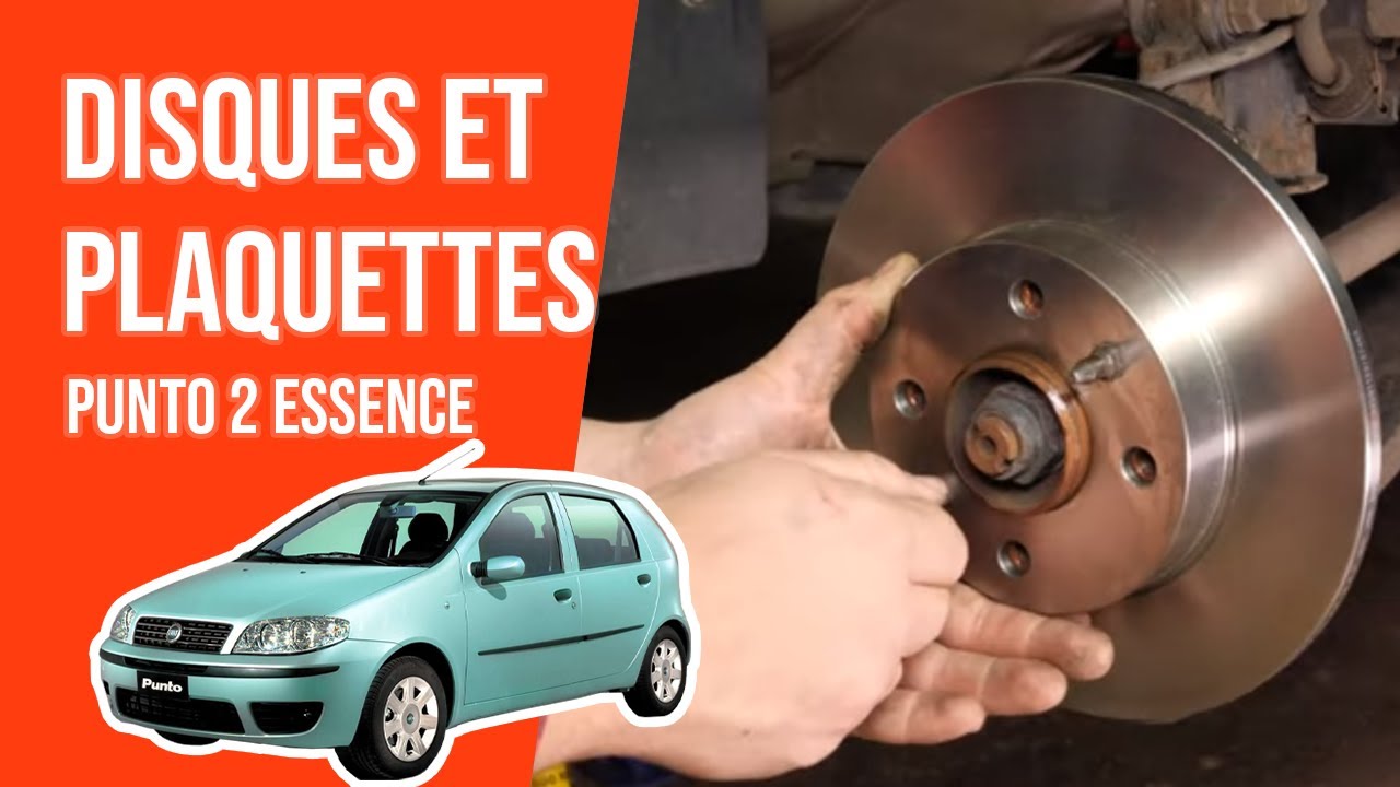 Changer les Disques et Plaquettes avant PUNTO 2 1.2 🚗