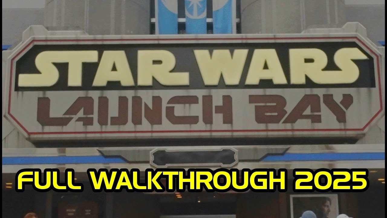 Star Wars Launch Bay | 4K60FPS 2025 Complete Walkthrough | Disney's Hollywood Studios