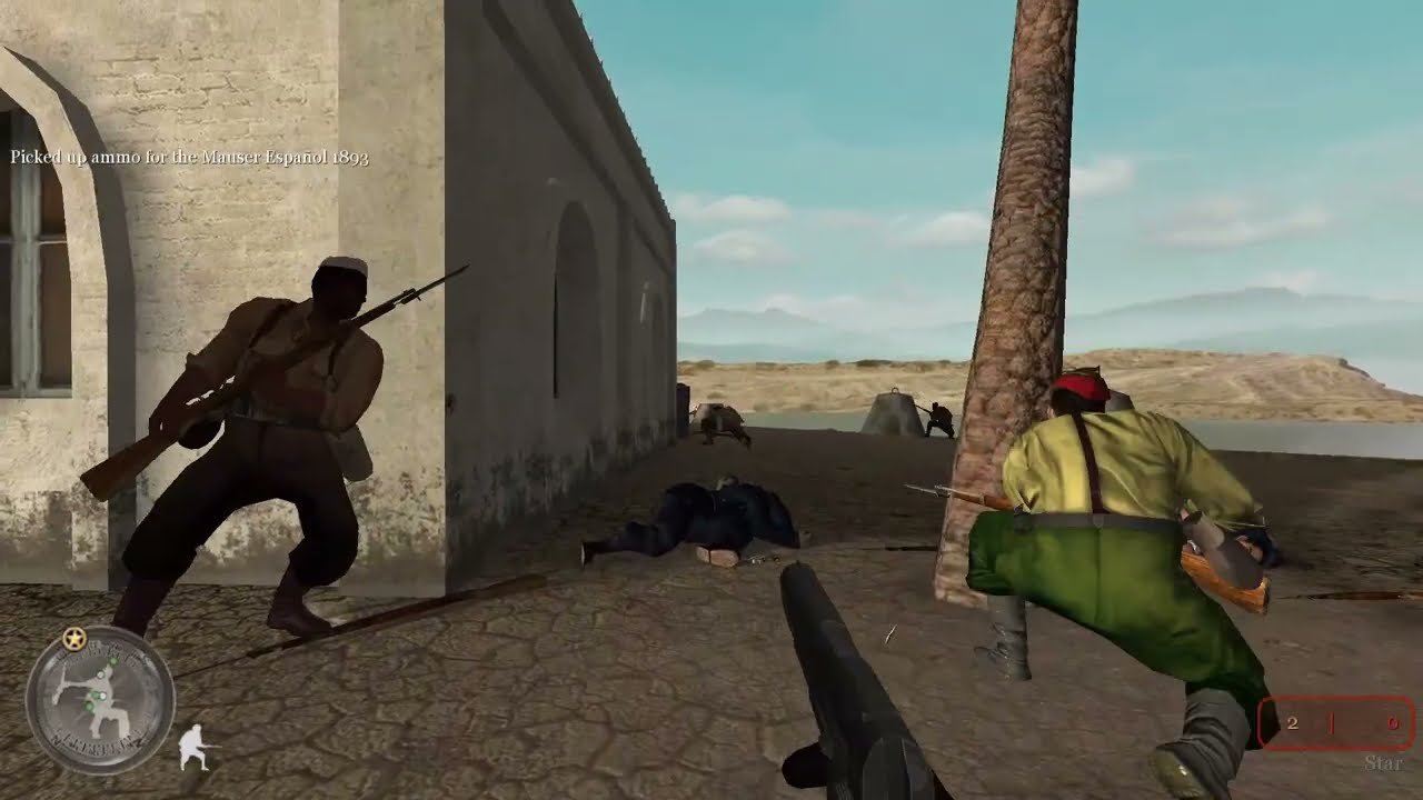 Lets Play COD2 Spanish Civil War Mod Ep 03 - The Last Redoubt - El Atalayon - 17/07/1936