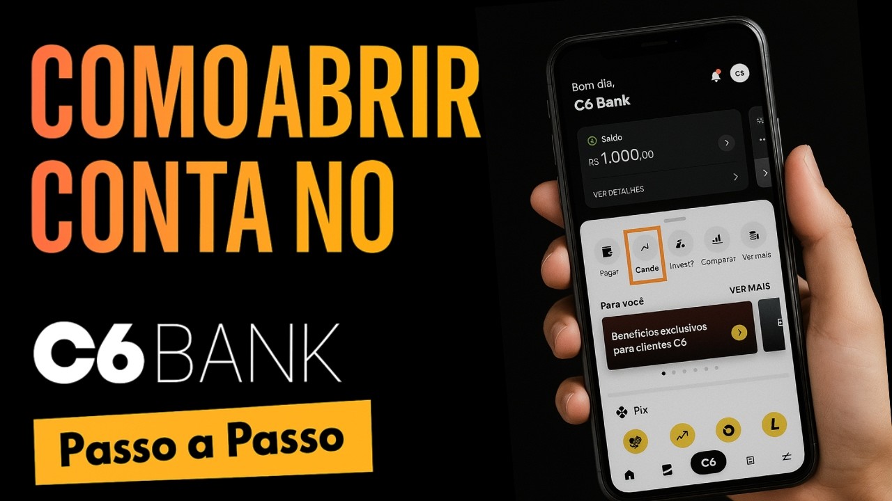 Como abrir conta C6 Bank