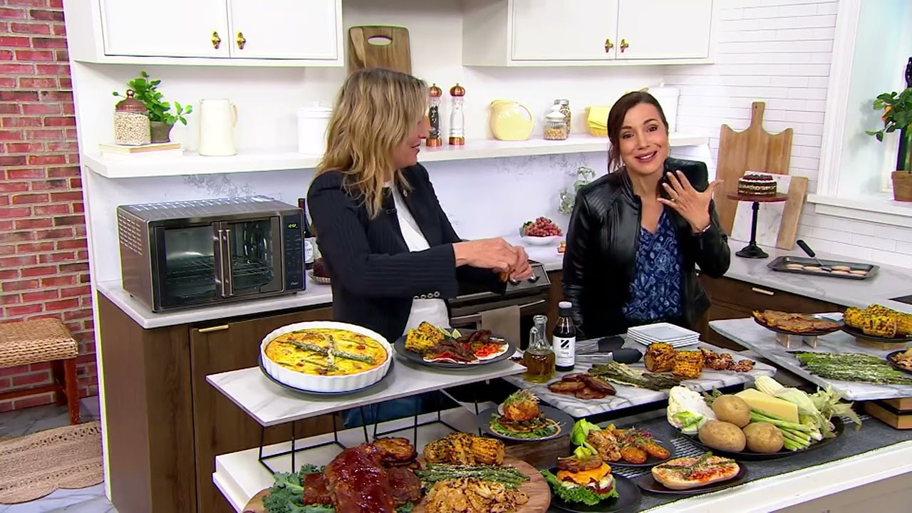 Jane Foodie (4) 8-oz Trays of Grilling Vegetable Sides on QVC