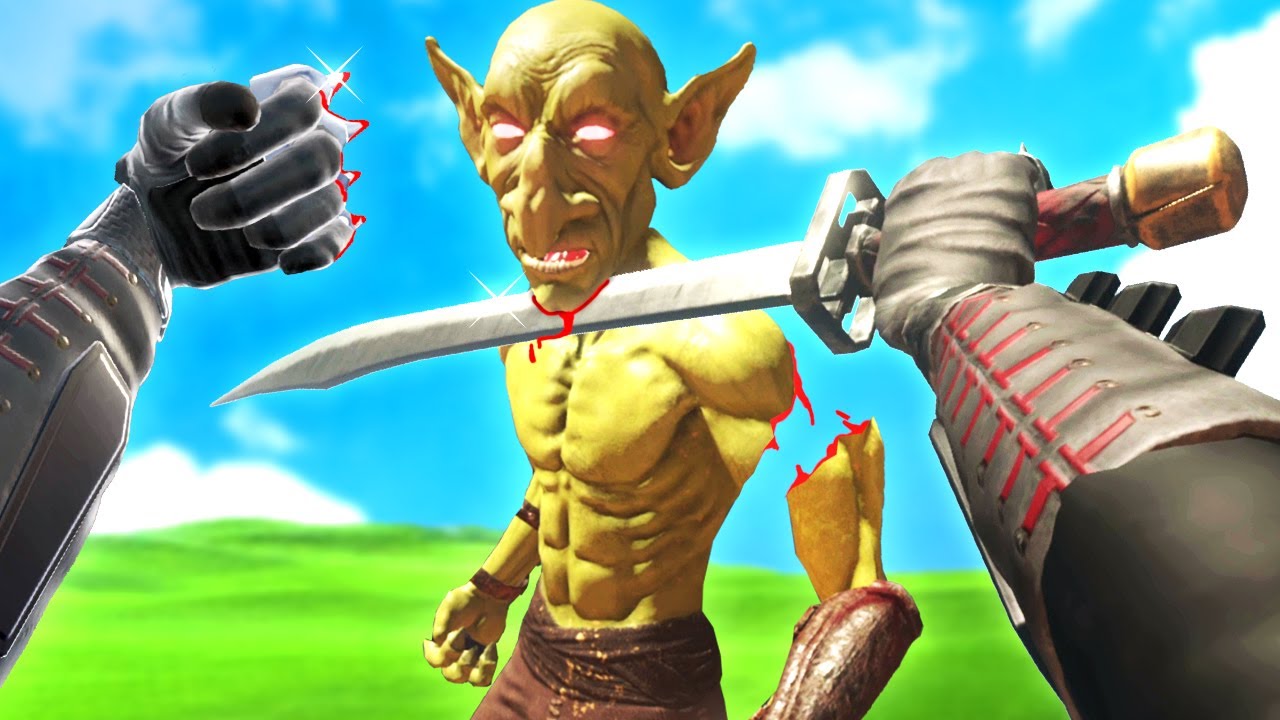 I Destroyed Goblins with Swords and Daggers in Battle Talent VR