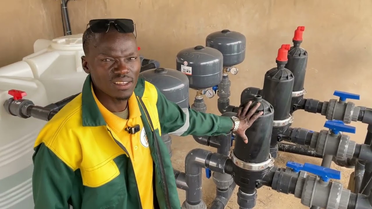 Station de pompage de filtration et de fertigation