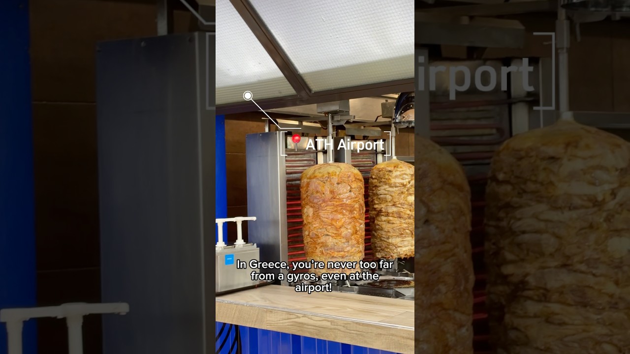 Athens Airport ATH #ath #athens #greece #gyros #greekfood