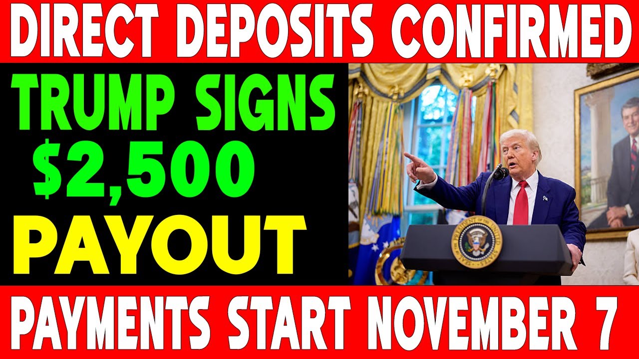 Trump&rsquo;s $2,000 Relief Plan Goes Live &ndash; First Deposits on November 9th! Check if you qualify.