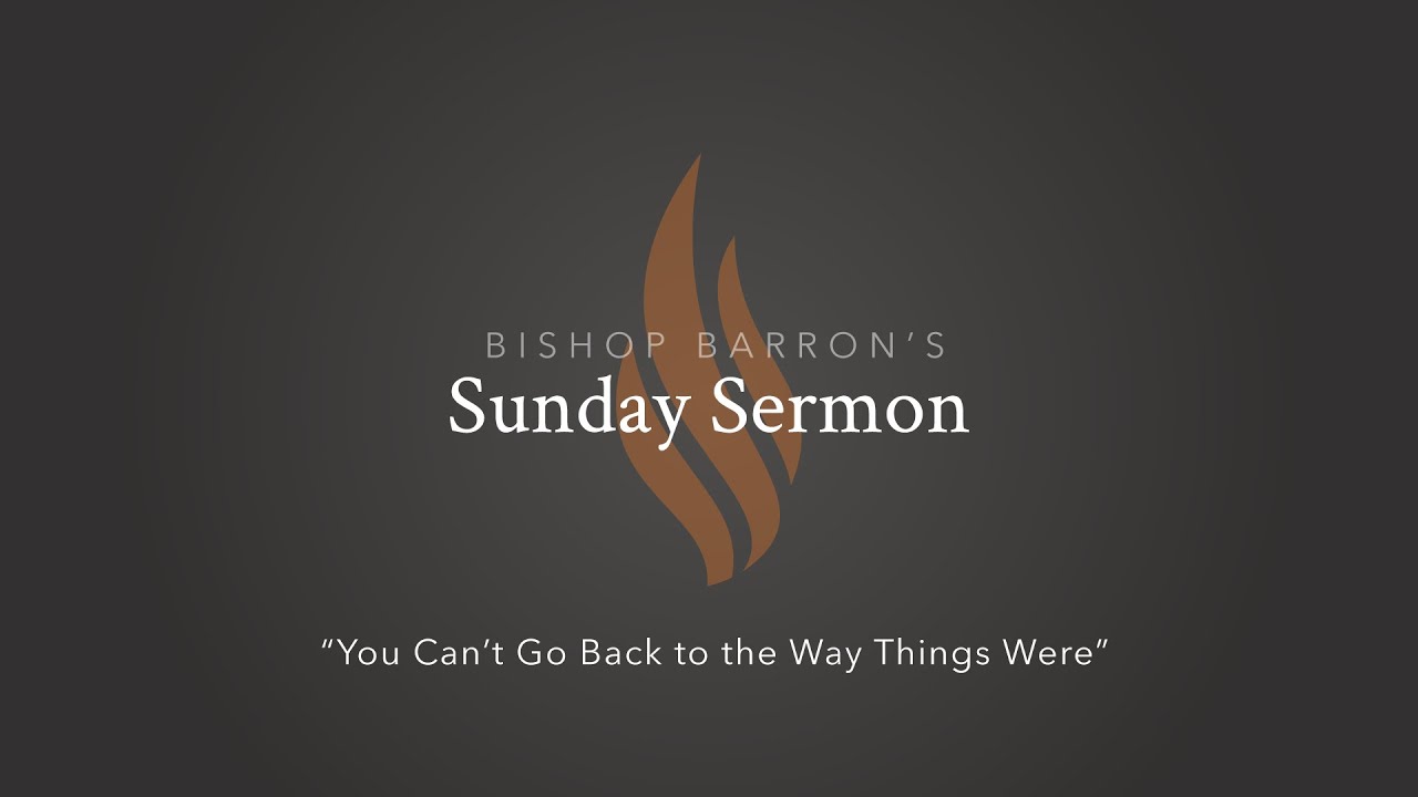 You Can’t Go Back to the Way Things Were — Bishop Barron’s Sunday Sermon