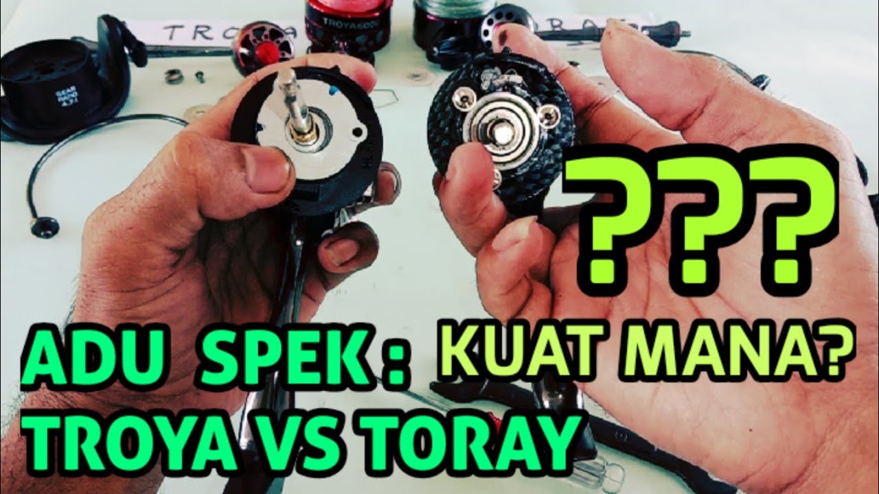 ADU SPEK: Perbedaan Kenzi Troya vs Kenzi Toray || Fishing_reel_review