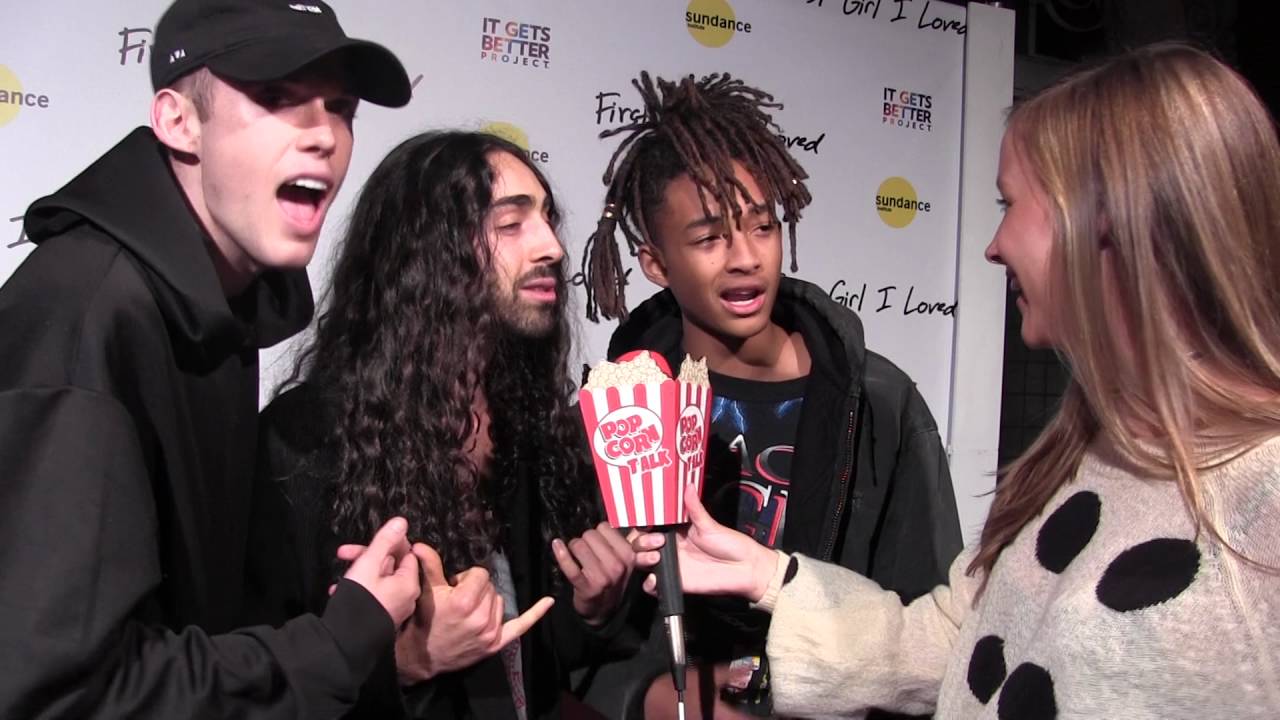 Harry Hudson and Jaden Smith support Mateo Arias at 