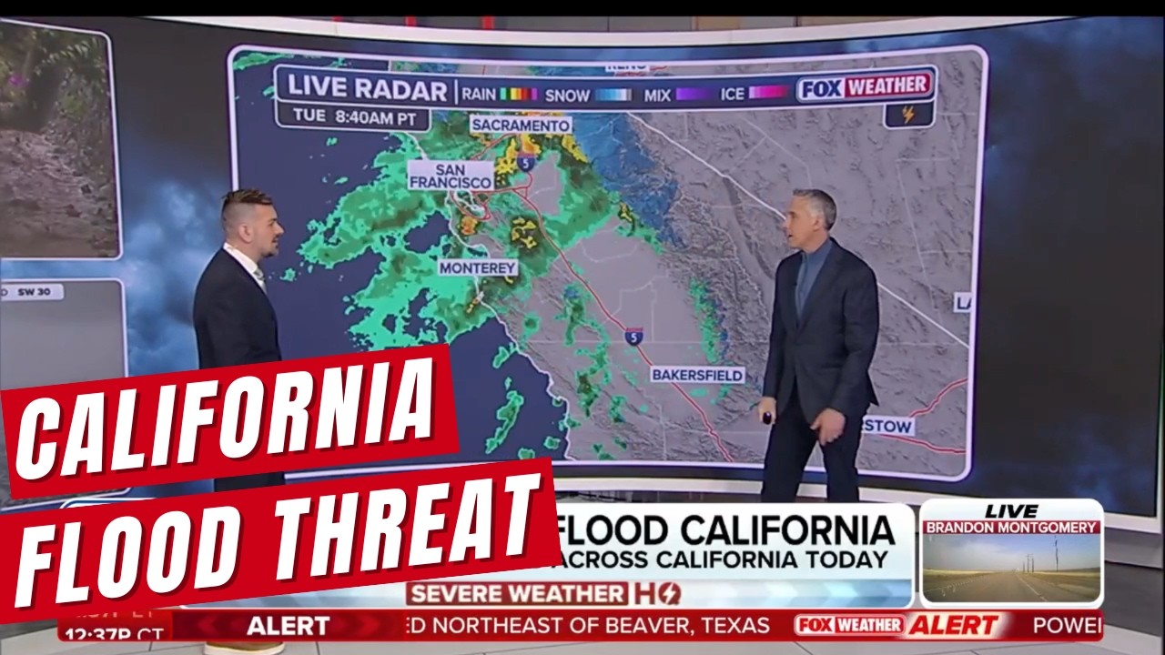 Flood Threat Continues In California As Record Rain Continues To Soak Areas Across The Golden State