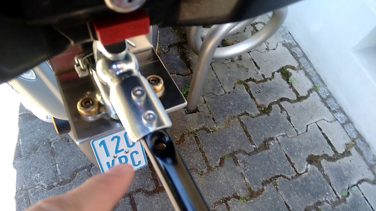 Fahrradanhänger an Hebi F3 Anhängerkupplung