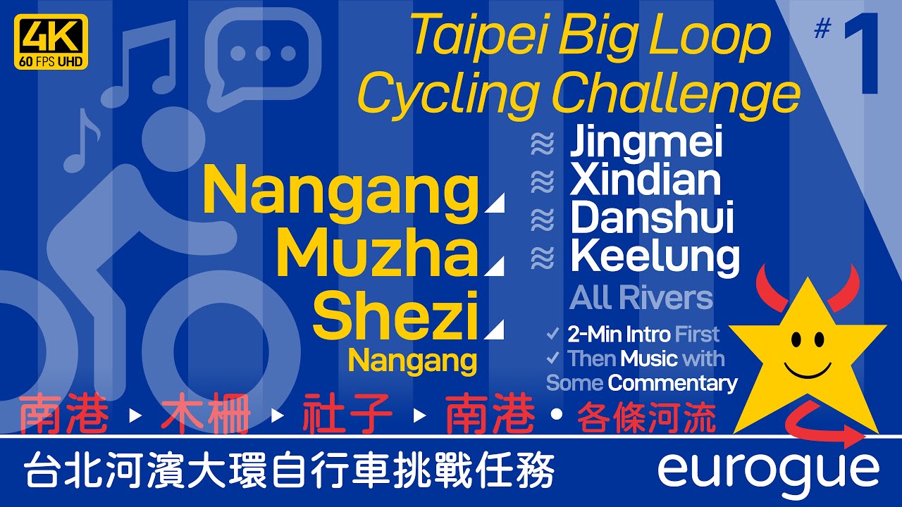 Taipei Riverside Cycling Big Loop Challenge 台北河濱大環自行車挑戰任務