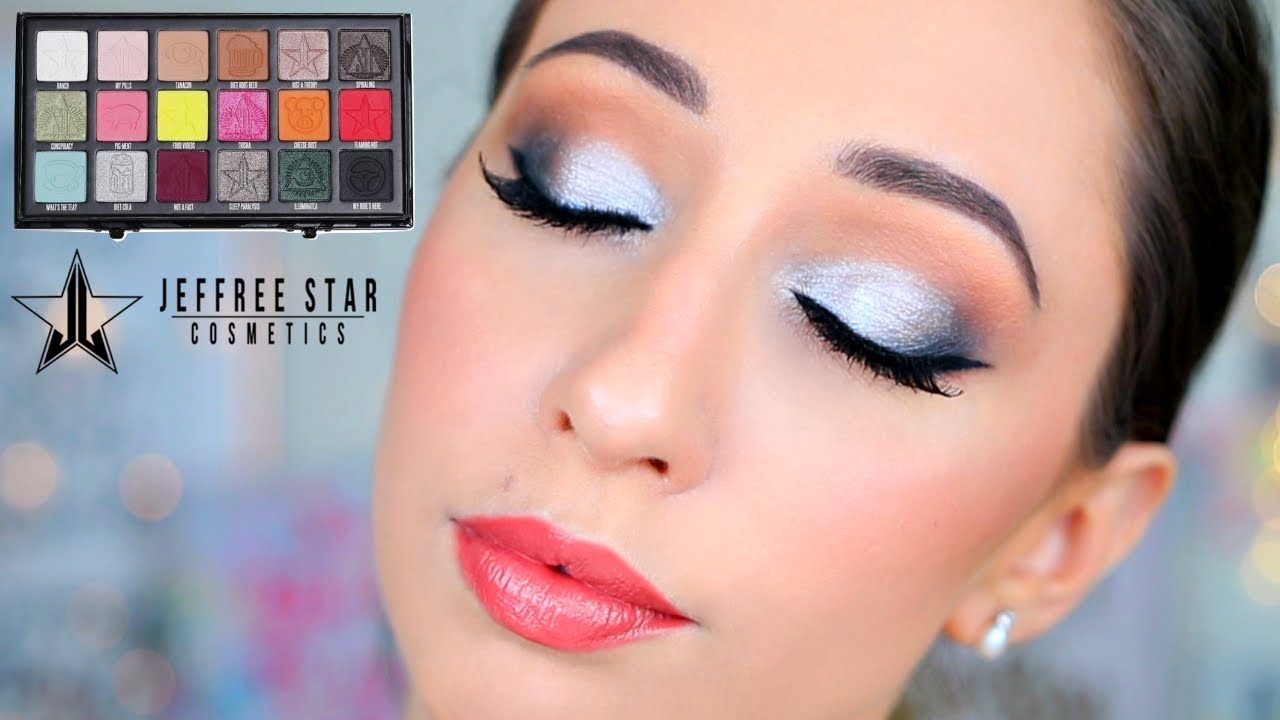 Holiday Makeup Tutorial 2019 - Black Silver Smokey Eye