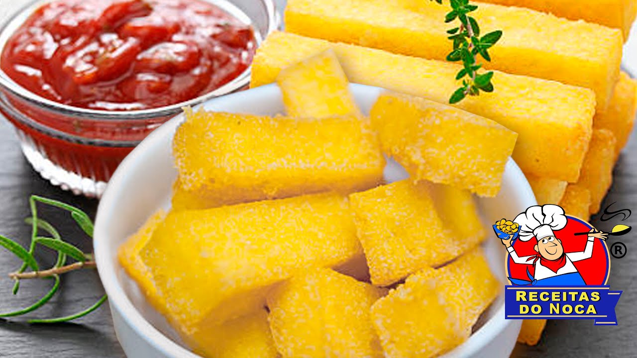 O segredo da POLENTA FRITA CROCANTE POR FORA e MACIA POR DENTRO I Receitas do Noca
