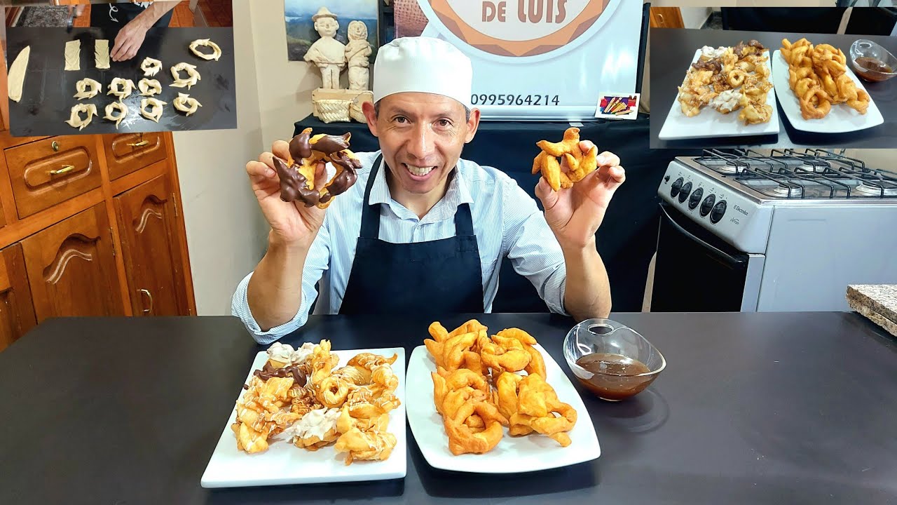 Pristiños tradicionales y a mi estilo (con el toque de Luis) #pristiños #recetasecuador