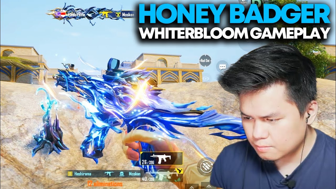 Review Honey Badger Whterbloom Max - | PUBG Mobile