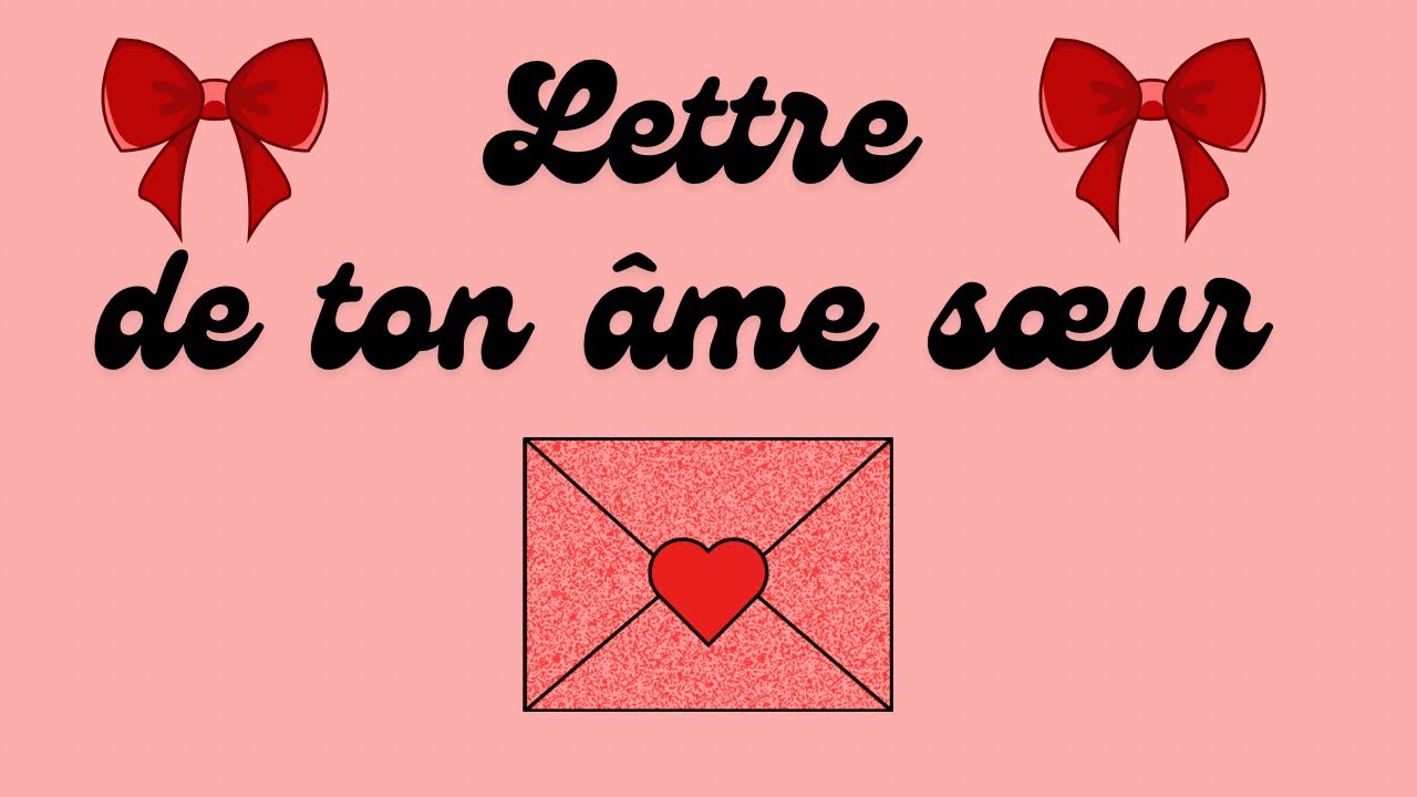 Lettre de ton âme sœur ❤️🎁