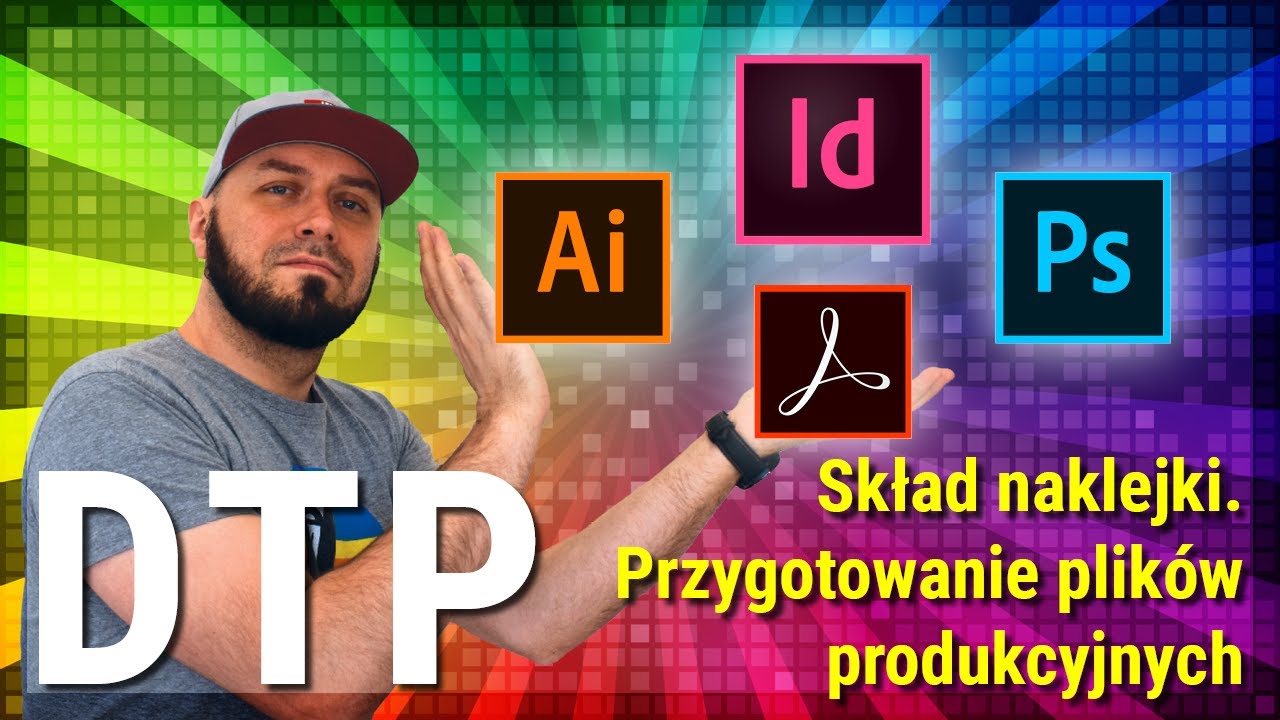 Kurs DTP | Praktyka | Produkcja naklejki | Część 2 – Przygotowanie plików produkcyjnych