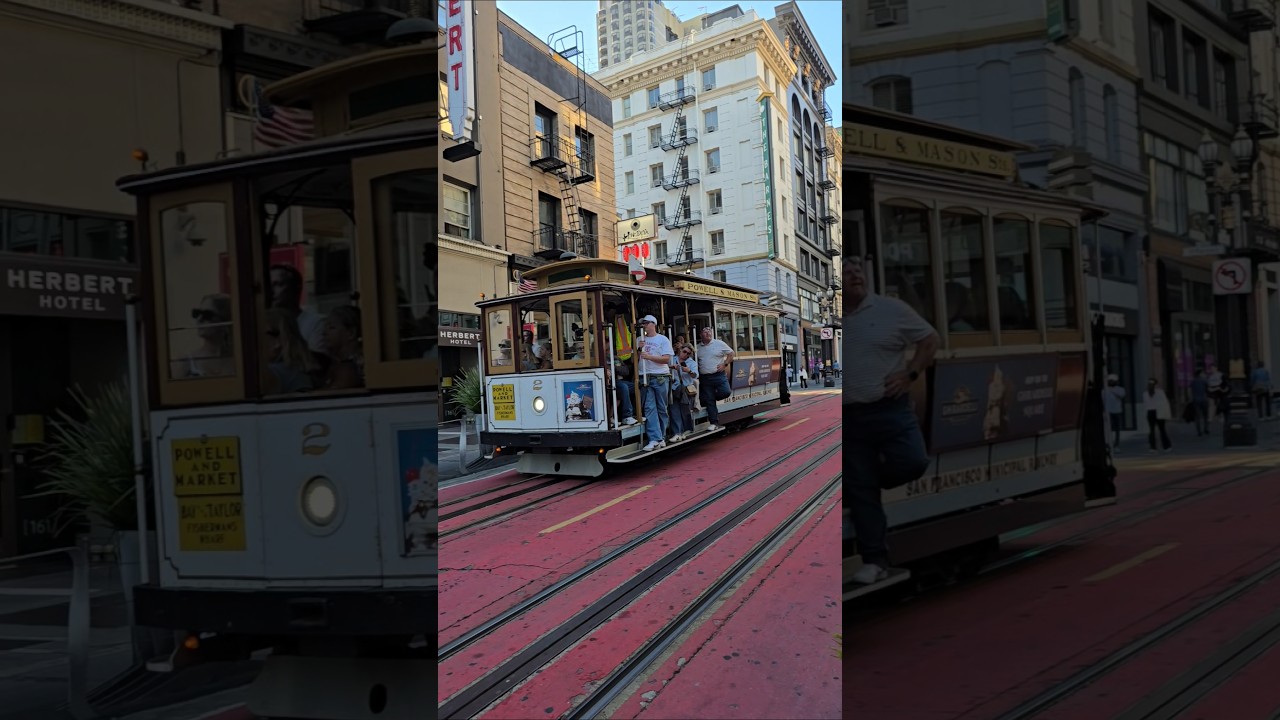 Walking in San Francisco #cablecar #unionsquare #sanfrancisco #california #america #usa