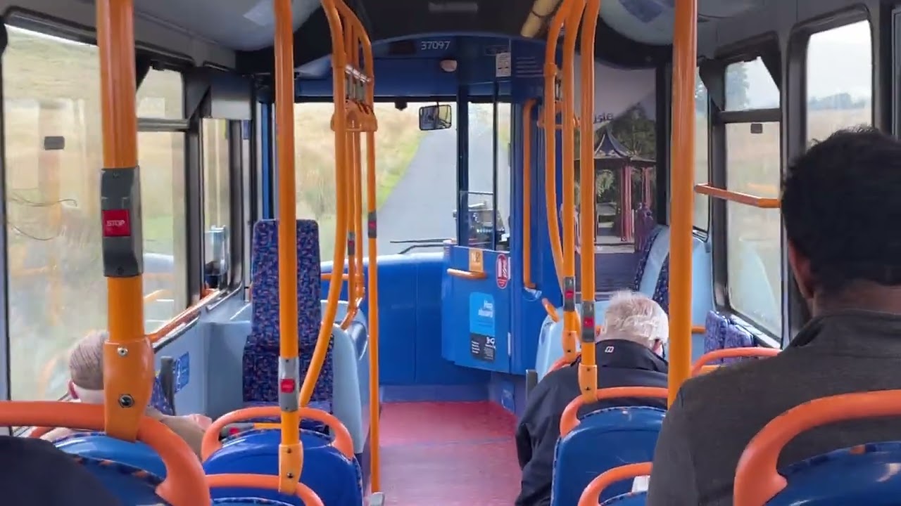 Bouncing to Carlisle on Stagecoach Cumbria Enviro200 37097
