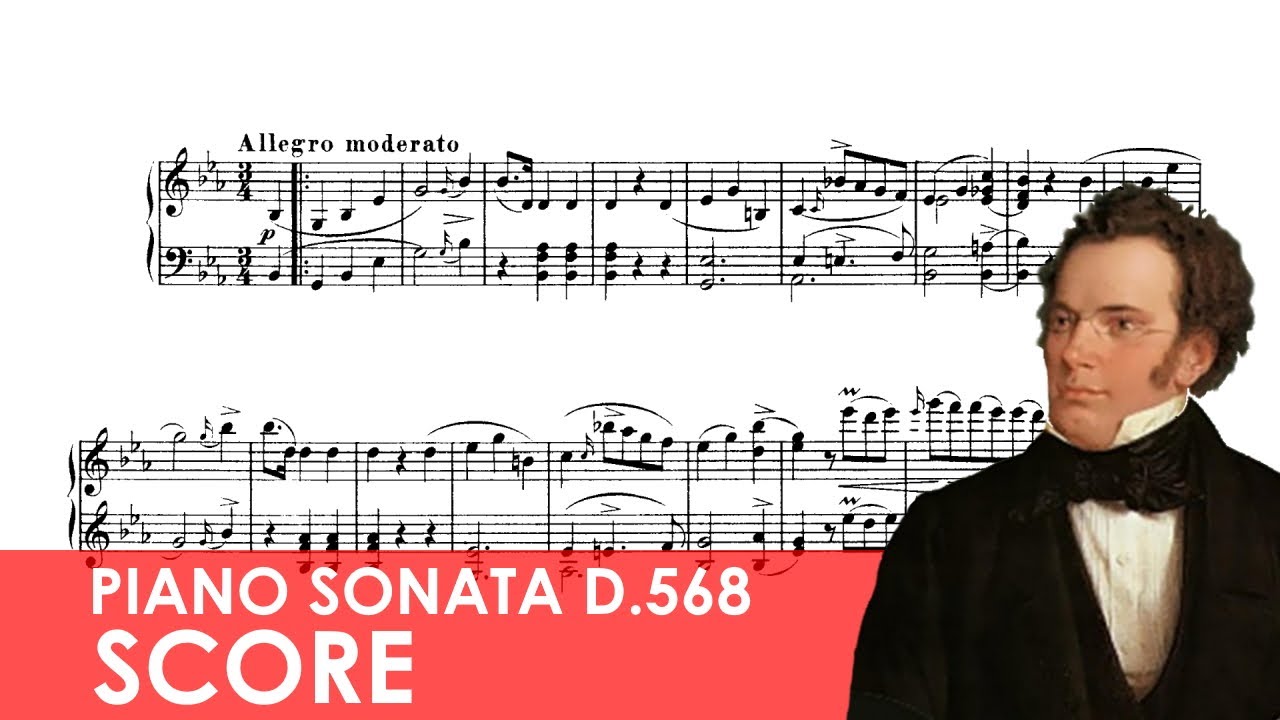 SCHUBERT Piano Sonata No. 7 in E-flat major (Op. 122 / D.568) Score
