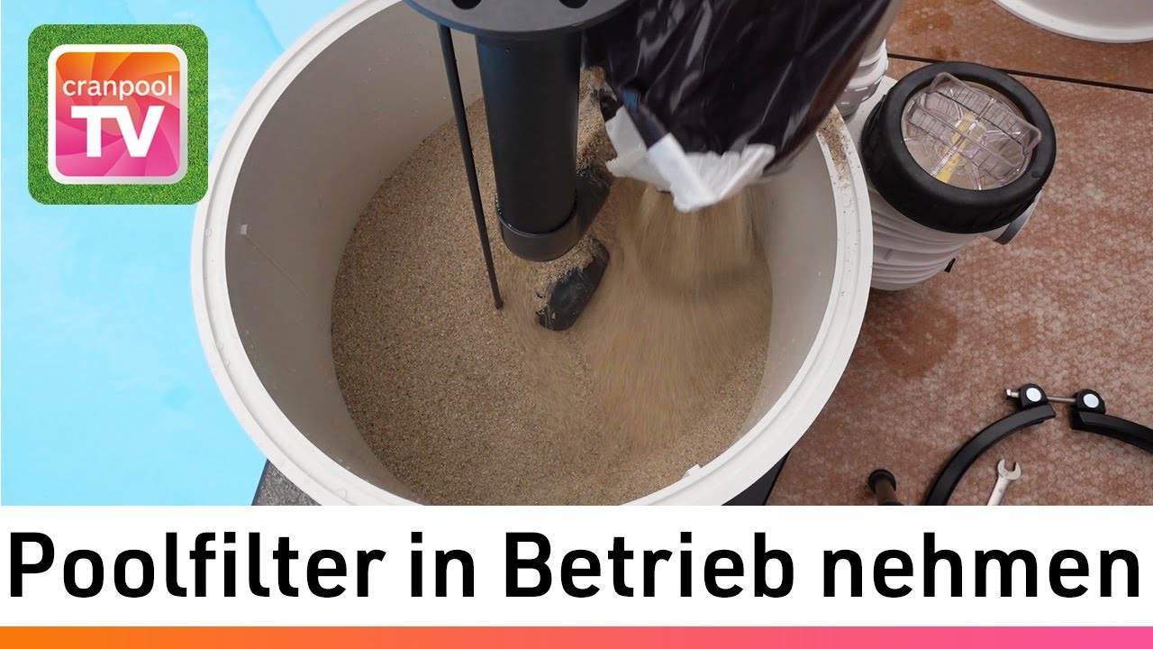 Alle Schritte bei der Inbetriebnahme deines Sandfilters!