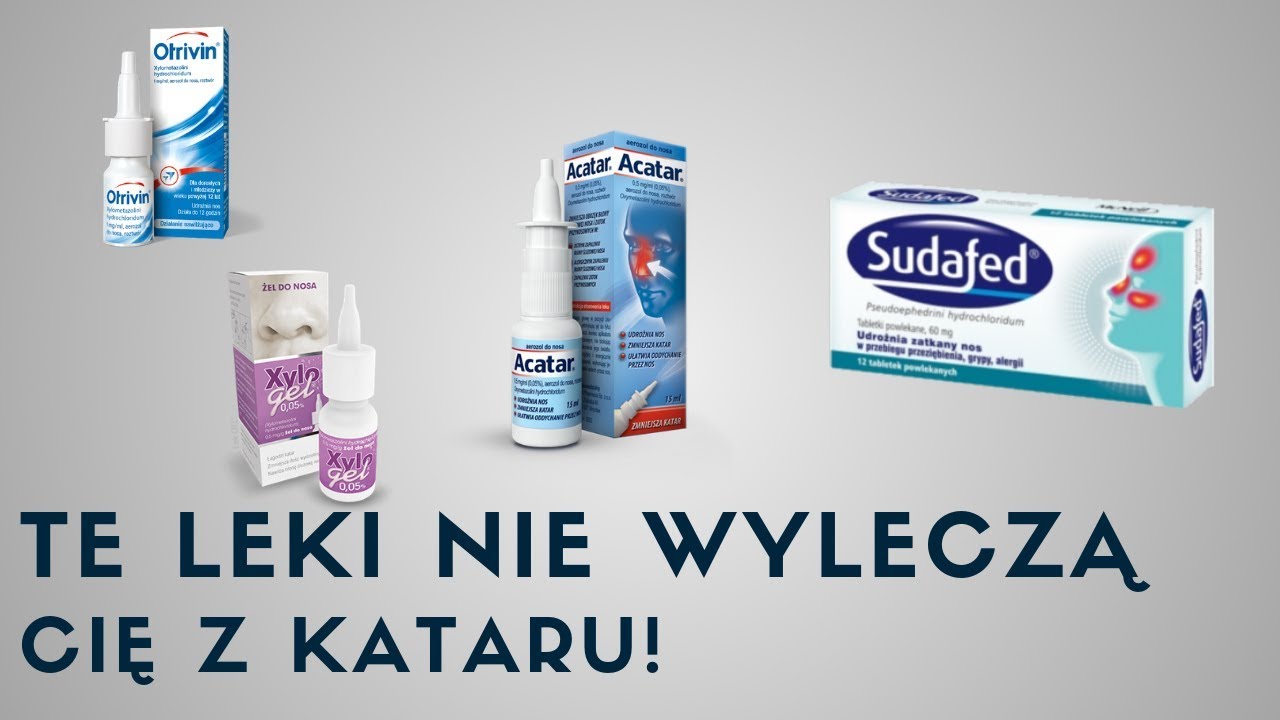 💊Leki, kt&oacute;re NIE wyleczą Cię z KATARU 🤒😰