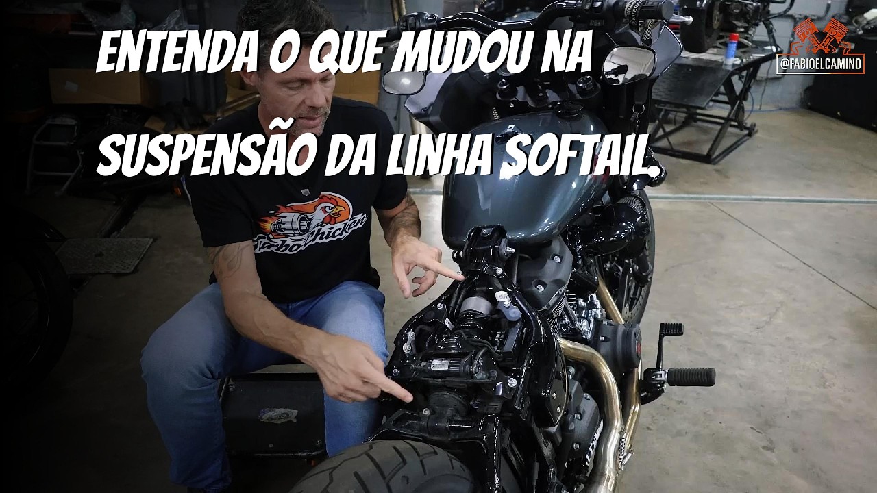 Entenda o que mudou na suspensão da linha Softail !!!