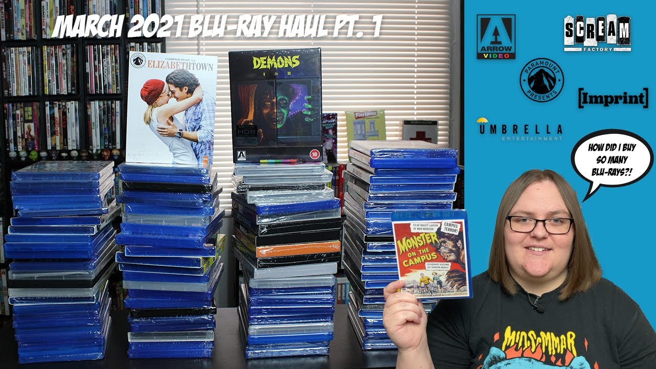 March 2021 Blu-ray Haul Pt. 1 | Boutique Labels, New Releases, Import Titles + more!