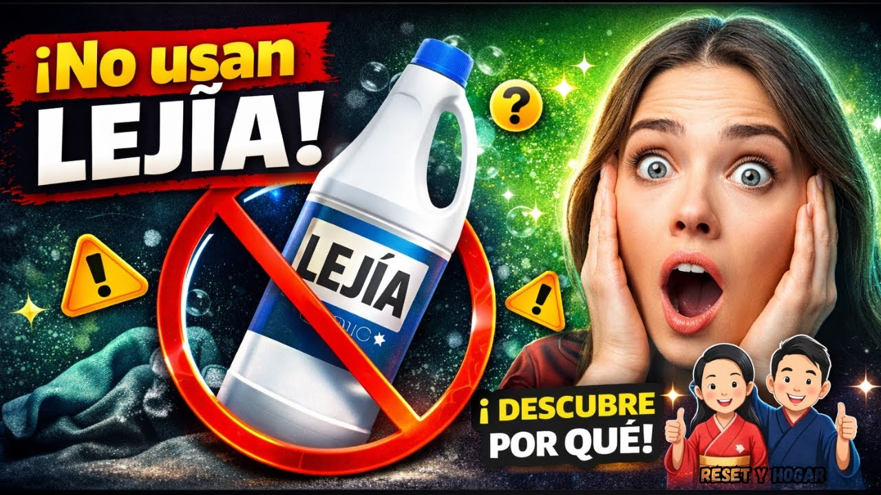¿Por qué los japoneses EVITAN la lejía para limpiar la casa?