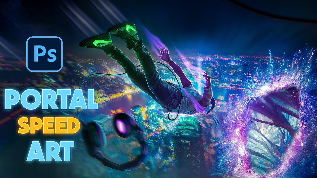 Portal | Photoshop Manipulation | Fantasy Speed Art | Tutorial Video