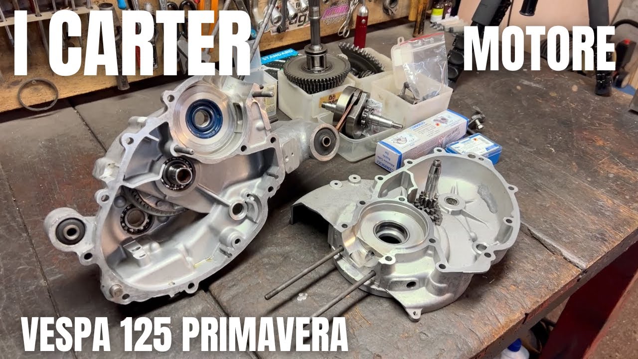 Motore Vespa 125 Primavera - chiusura carter