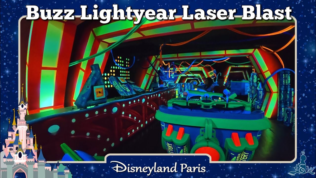 [Disneyland Paris 4K] On-ride Buzz Lightyear Laser Blast