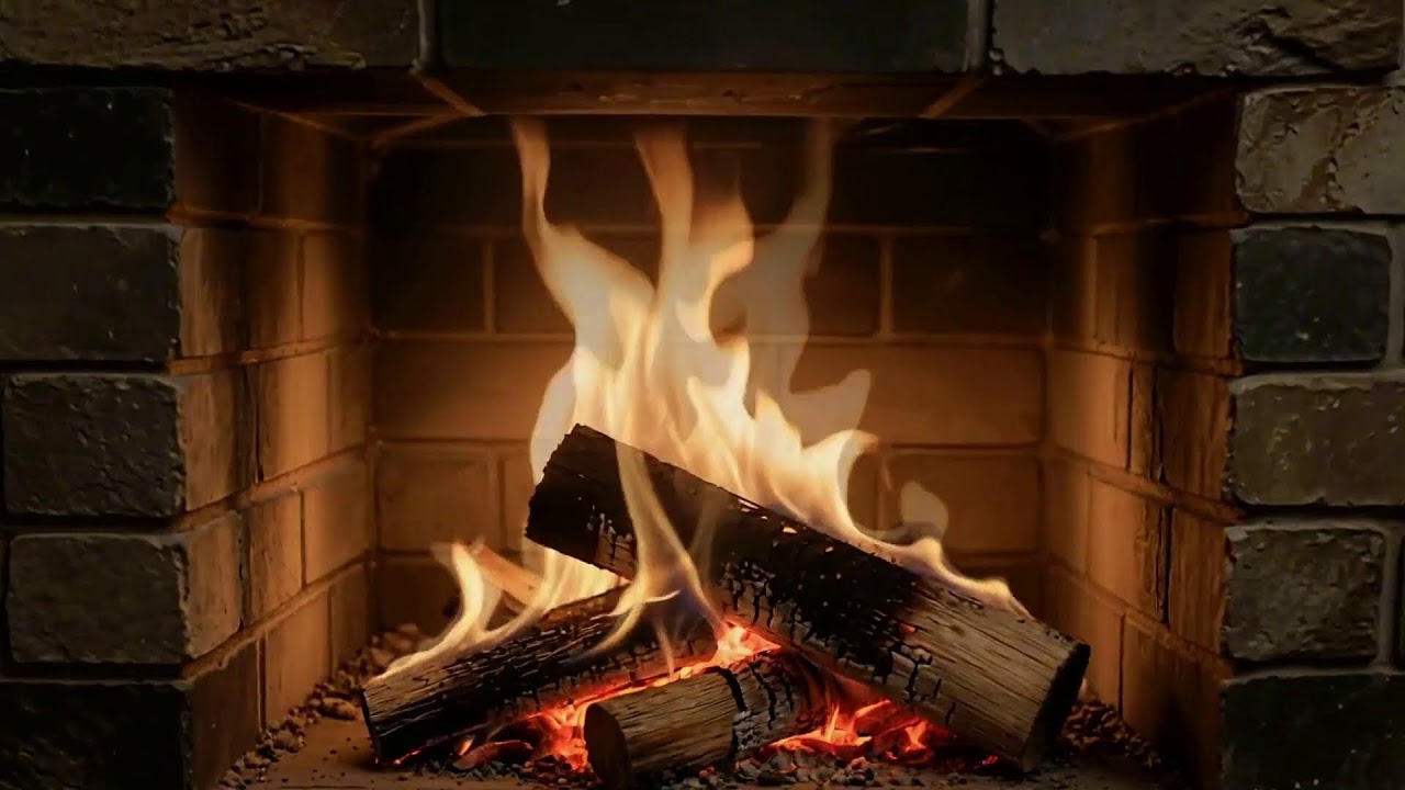 Relaxing Fireplace Ambience with Calming Crackling Fire Audio for Relaxation